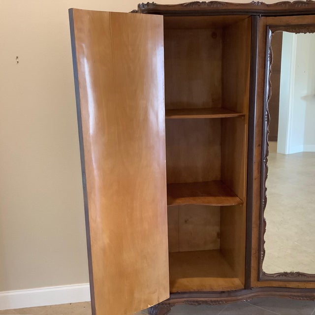 Antique 4 Door French Armoire For Sale - Image 15 of 17