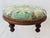 1900 - 1909 Antique Footstool Reupholstered in Designer Fabric For Sale - Image 5 of 8