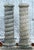 Vintage Regency Cast Concrete Spiral Columns - a Pair For Sale - Image 10 of 17