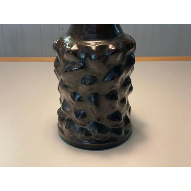 Vintage Danish Bubble Ceramic Table Lamp, 1960s For Sale - Image 4 of 7