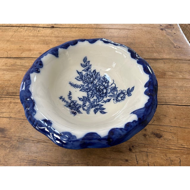 Staffordshire Antique Ironstone Washing Basin/ Bowl For Sale - Image 4 of 8