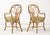 1970s McGuire San Francisco Rattan With Rawhide Dining Chairs Set of 8 For Sale - Image 5 of 18
