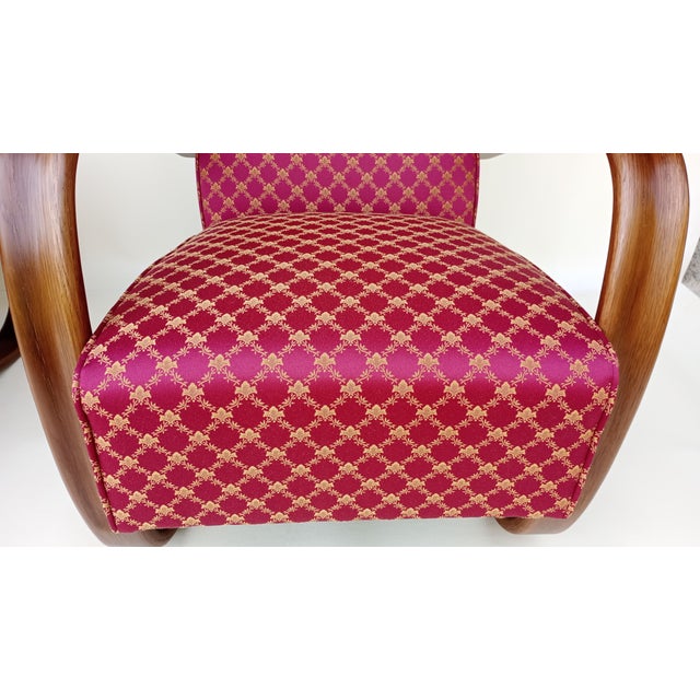 H-269 Lounge Chairs attributed to Jindrich Halabala for Up Zavody, 1930s, Set of 2 For Sale - Image 9 of 13