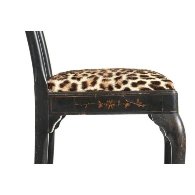 Chinoiserie Diminutive Tall Desk Chair, C1890-1910 For Sale - Image 4 of 11
