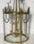 1940s 1940s Elegant Brass Neoclassical Pendant Chandelier For Sale - Image 5 of 8