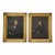 19th Century Victorian Oil Portrait Pendant Pair in Gilt Frames For Sale