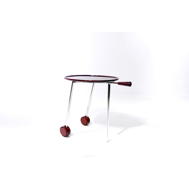 Italian Vintage Baisity Side Table by Antonio Citterio for B&B Italia, 1980 For Sale - Image 16 of 18