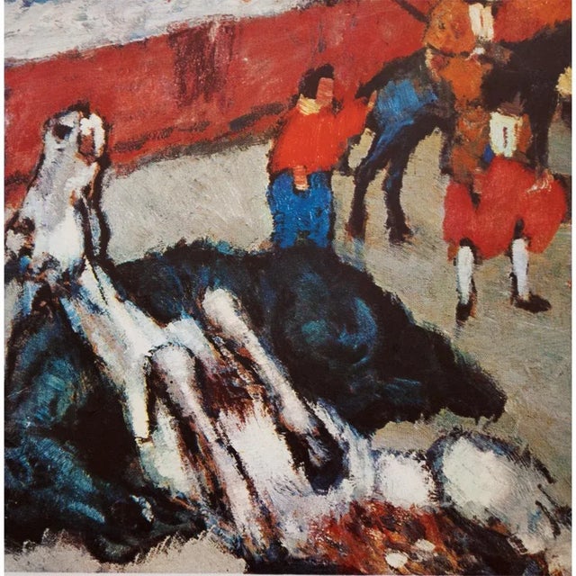 Pre-1970s After Picasso "Corrida De Toros", Period Vintage Poster From Spain For Sale In Dallas - Image 6 of 11