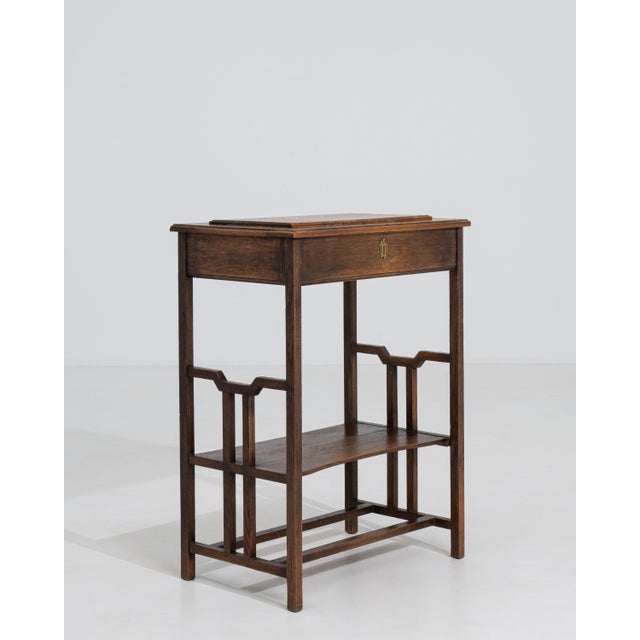Art Nouveau French Art Nouveau Side Table, Wood Construction, Circa 1900 France Early 1900s For Sale - Image 3 of 17