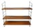 Mid-Century Modern String Shelf in Walnut, 1960s For Sale