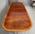 Late 20th Century Late 20th Century Incredible Banded Top Flamed Mahogany Dining Table With 2 Leaves For Sale - Image 5 of 15