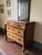 Hollywood Regency Antique Italian Empire Cherrywood Chest of Drawers with Ebonized Columns, 1800s For Sale - Image 3 of 13