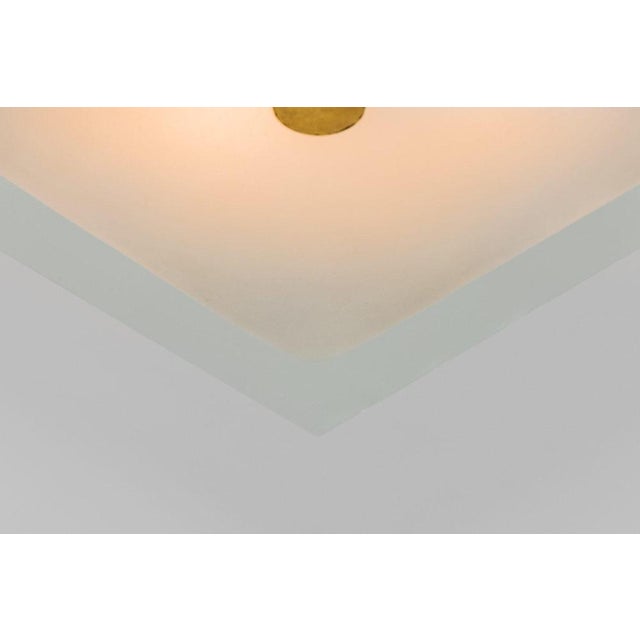 Model 1990 Flush Mount attributed to Max Ingrand for Fontana Arte, Italy, 1960s For Sale - Image 3 of 9
