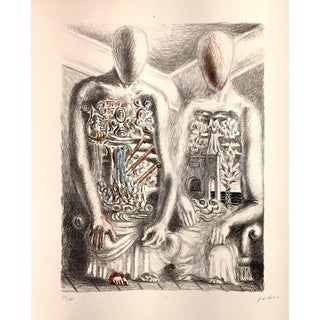Giorgio De Chirico, Les Archéologues IV, 1920s, Lithograph For Sale