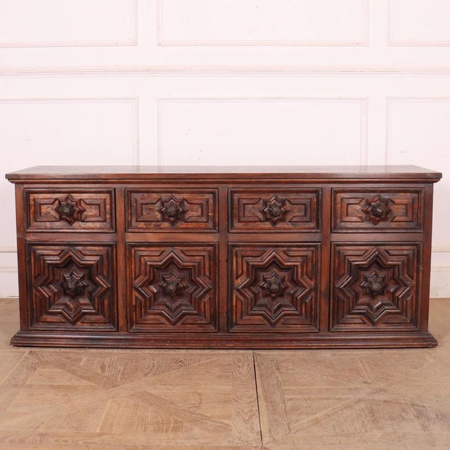 Spanish Brutalist Sideboard, 1970s For Sale - Image 11 of 11