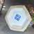 Art Deco Mid 20th Century Famille Rose Hexagonal Porcelain Vases With Bird and Floral Motifs - Set of 2 For Sale - Image 3 of 9