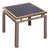 French Side Tables of Chrome and Brass by Maison Jansen (Two Available) For Sale