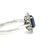 Cerrone 18ct White Gold Sapphire & Diamond Ring 2.22ct 3.8g, Size 6 For Sale - Image 4 of 7