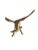 Mid-Century Modern Late 20th Century Handmade Solid Brass Eagle Bird on Branch Figurine For Sale - Image 3 of 6