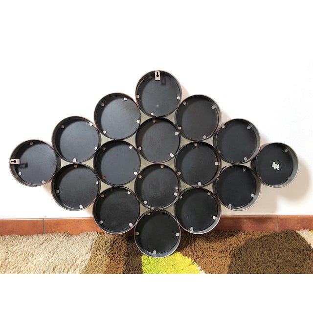 Vintage Italian Wall Mirror, 1980s For Sale - Image 12 of 15