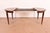 Henredon Style French Regency Louis XVI Walnut Extension Dining Table, Newly Refinished For Sale In South Bend - Image 6 of 14