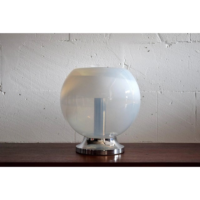 Vintage Hand-Blown Glass Table Lamp from Mazzega For Sale - Image 9 of 9