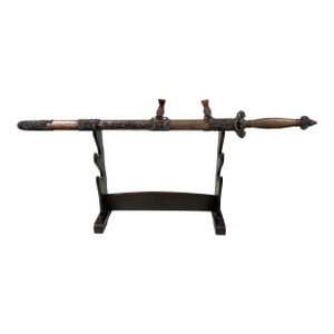 Vintage Chinese Traditional Tai Ji Jian, Sword With Dragon Motif.