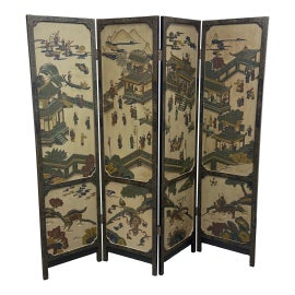 Example of Asian Antique Screens and Room Dividers