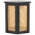Wood Danez Hexagon Cane Accent Table in Black / Natural For Sale - Image 7 of 9