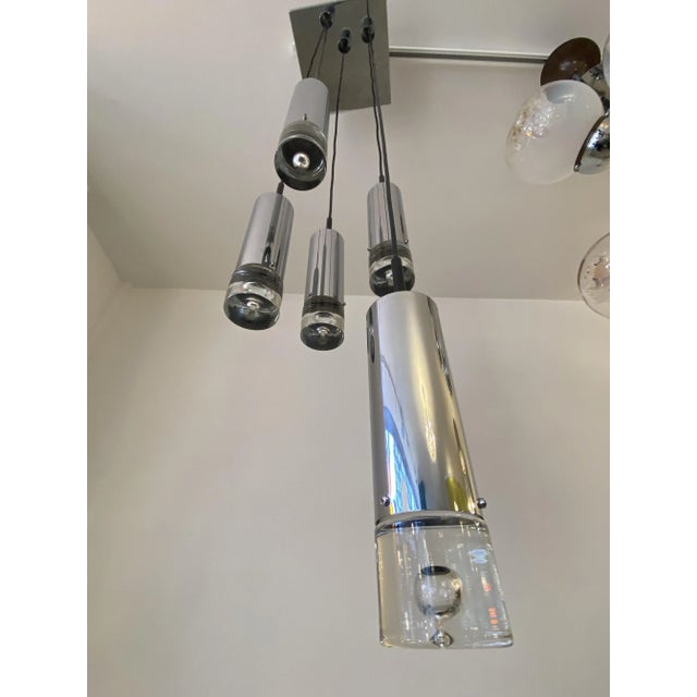 Vintage Glass Drop Lamp from Fagerhult, 1960s For Sale - Image 4 of 10