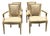 French 19th Century Louis XVI Arm Chairs - Set of 4 For Sale