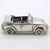 Metal Vintage Italian Handmade Silver Cabrio Convertible Car Figurine, 1970s For Sale - Image 7 of 13