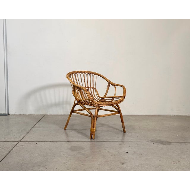 Rattan and Bamboo Living Room Set, Set of 5 For Sale - Image 13 of 18