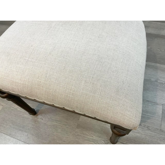 French Transitional Gray Wood Dining Chairs Set of 8 For Sale - Image 10 of 10