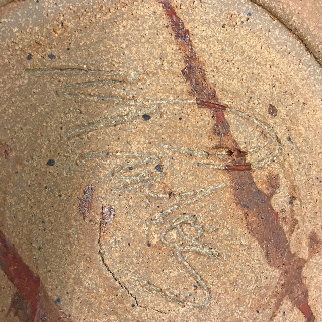 Monumental Mid-20th Century American Studio Pottery Bowl. For Sale In Chicago - Image 6 of 7