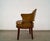 Wood 1960’s Mid-Century Modern Leather & Walnut Swivel Armchair For Sale - Image 7 of 12