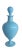 Mid 19th Century Large French Blue Opaline Stoppered Bottle For Sale - Image 5 of 9