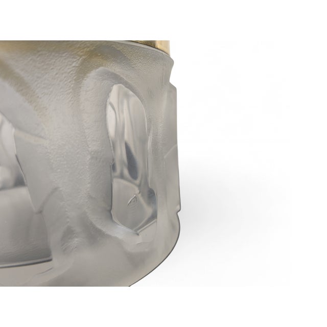 Vintage Crystal Ice Bucket, 1980s For Sale - Image 6 of 8