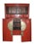 Chinese Chinese Qing Dynasty Large Red Lacquer Wedding Cabinet Armoire For Sale - Image 3 of 10