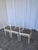 Wood Vintage White Wooden Chair with Fabric Seat, 1970s For Sale - Image 7 of 18