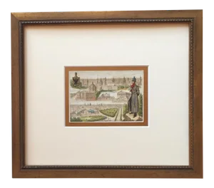 Early 1900's Framed City Card, Berlin
