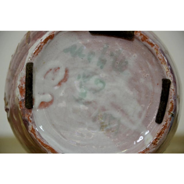 Blue Italian Vase by Alberto Nobile, 1950s For Sale - Image 8 of 9