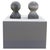 Stone Gray 19th Century Belgian Blue Stone Sculptures - A Pair For Sale - Image 8 of 18