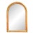 19th Century French Louis Philippe Giltwood Arched Wall Mirror For Sale