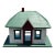 A Model Irish Cottage - Early 20th Century House Model / Toy / Display For Sale