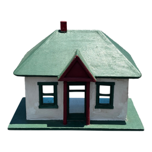 A Model Irish Cottage - Early 20th Century House Model / Toy / Display