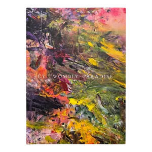 Cy Twombly " Paradise " Abstract Expressionist Lithograph Print Large Hardcover Exhibition Art Book