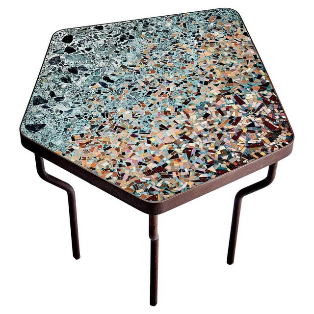 Hand-Crafted Terrazzo Coffee Table by Felix Muhrhofer For Sale - Image 14 of 14