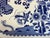 Large antique early 19th century English Chinoiserie Spode blue & white transferware ironstone turkey platter in the famed...