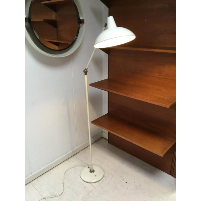 Ivory Mid-Century Floor Lamp by J. J. M. Hoogervorst for Anvia For Sale - Image 8 of 10